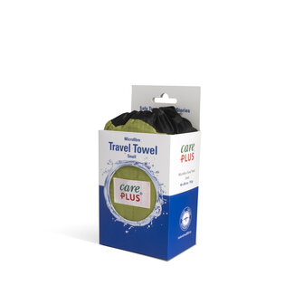 Care Plus Travel Towel Microfibre Small - Groen