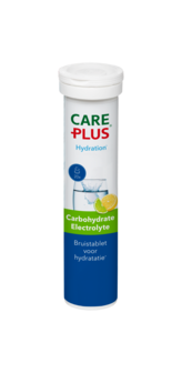 Care Plus Carbohydrate Electrolyte bruistablet - Citroen / Limoensmaak - 20 stuks