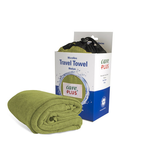 Care Plus Travel Towel Microfibre Medium - Groen