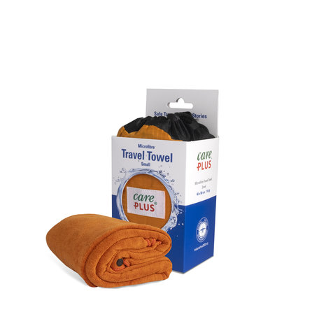 Care Plus Travel Towel Microfibre Small - Oranje